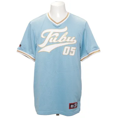 Baseballtrøje (Blå) fra Fubu Polyester