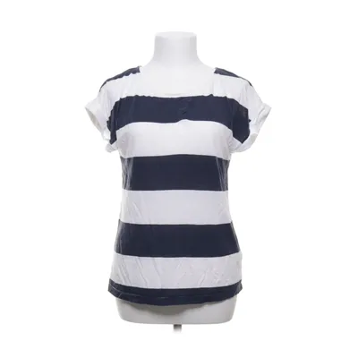 T-shirt (Blauw, Wit) van Newhouse Katoen, Lyocell