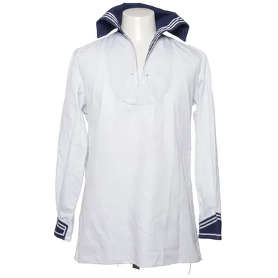 Matrozen shirt (Wit, Blauw) Katoen, Polyester