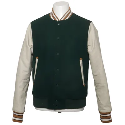 Varsity jacket (Green, Beige, Brown) from Superdry Cotton, Elastane, Polyester, Viscose, Wool