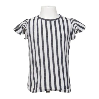 Top (Blue, White) from Smart & Pretty Cotton, Polyester, Viscose