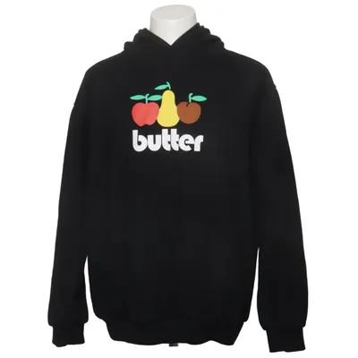 Sweat à capuche (Noir) de Buttergoods Coton, Polyester