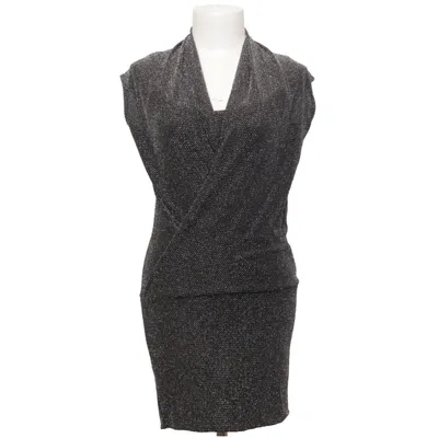 Jurk (Zwart, Zilver) van Maille Demoiselle Elastaan, Metallvezel, Polyamide
