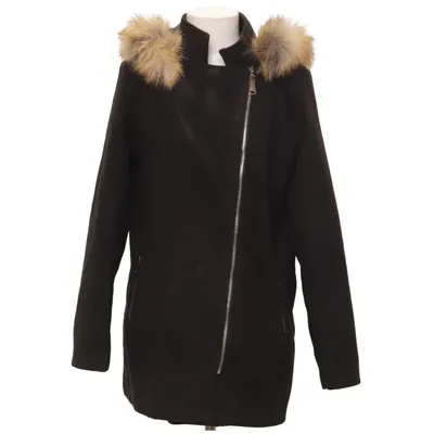 Coat (Black) from Época Polyester, Viscose
