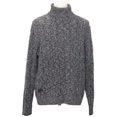 Turtleneck (Blue, White) from Camel Active Acrylic, Cotton
