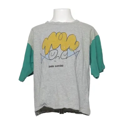 T-shirt (Grå, Grøn, Flerfarvet) fra Bobo Choses Økologisk bomuld