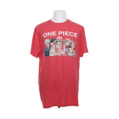 T-shirt (Röd, Flerfärgad) från One Piece Bomull, Polyester