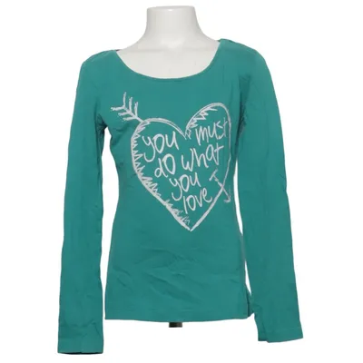 Langærmet t-shirt (Grøn) fra Crash One Polyester