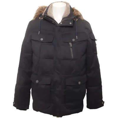 Winter jacket (Black) from Vittorio Rossi Cotton, Polyamide, Polyester