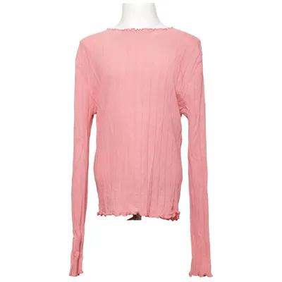 Langærmet t-shirt (Pink) fra Yigga Bomuld, Elastan