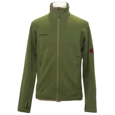 Fleece jacket (Green) from Mammut Elastane, Polyamide, Polyester