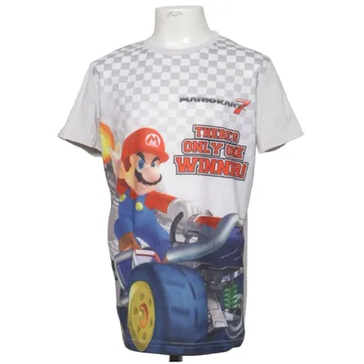 T-shirt (Hvid, Flerfarvet) fra Super Mario