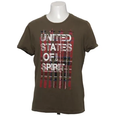 T-shirt (Grøn, Flerfarvet) fra Gaudi Jeans Bomuld