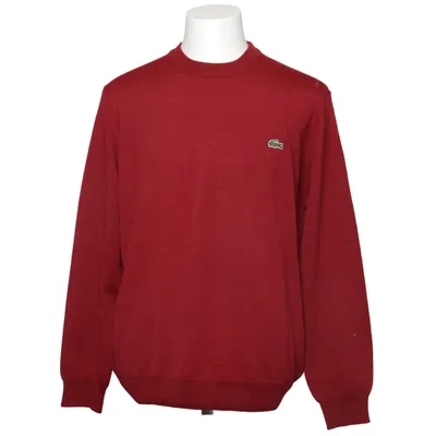Pull-over (Rouge) de Lacoste Polyester, Laine
