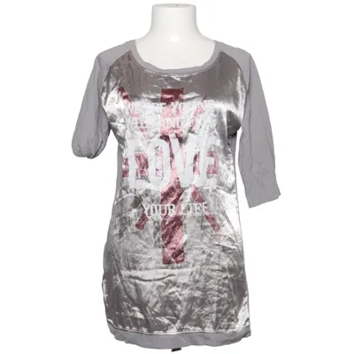 Top (Gray, Red) from Roadsign Cotton, Polyester