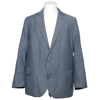Blazer (Bleu) de Daks Soie, Laine