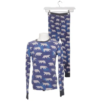 Pyjamasz (Blå, Hvid) fra Hatley Elastan