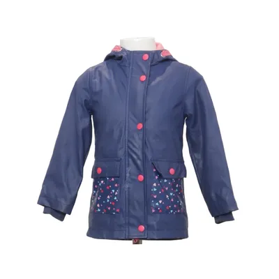 Regnjacka (Blå, Flerfärgad) från Pocopiano Bomull, Polyester, Polyuretan