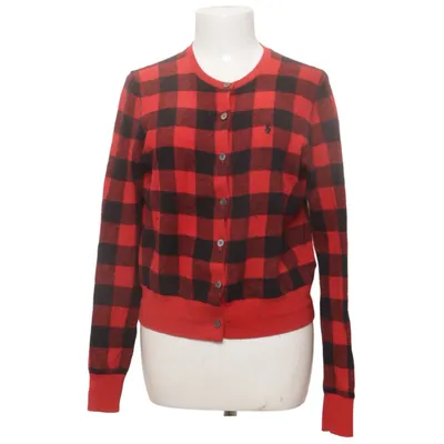 Cardigan (Red, Black) from Polo Ralph Lauren Cotton, Wool