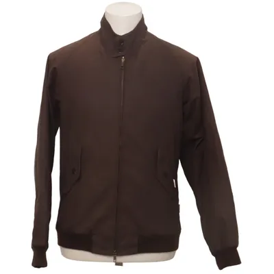 Bomber jacket (Brown) from Baracuta Cotton, Polyester, Viscose