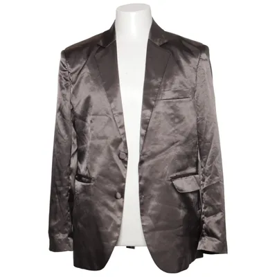 Blazer (Grijs) van Legendary Polyester, Zijde