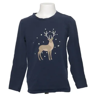 Långärmad t-shirt (Blå, Flerfärgad) från Tchibo Ekologisk bomull