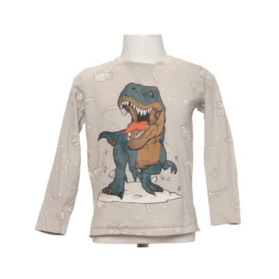 Långärmad t-shirt (Beige, Flerfärgad) från Dopo Dopo