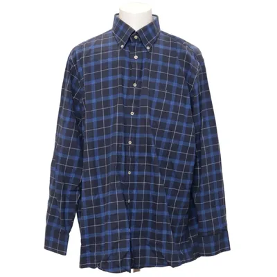 Flannel shirt (Blue, Black) from Redmond Cotton