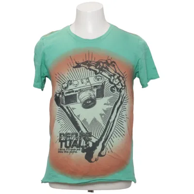 T-shirt (Green, Multicolored) from Solid Jeans Cotton