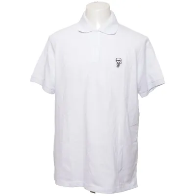 Poloshirt (Wit) van Karl Lagerfeld Organisch katoen