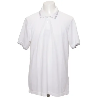 Poloshirt (Wit) van Identic Man Katoen, Polyester