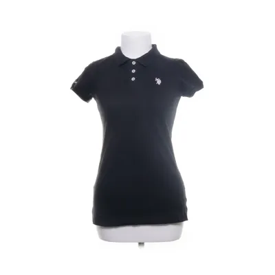 Poloshirt (Zwart) van U.S. Polo Assn. Katoen, Elastaan