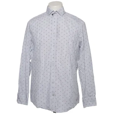 Shirt (White, Blue) from Venti Cotton