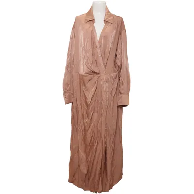 Omlottklänning (Brun) från H&M Återvunnen polyester