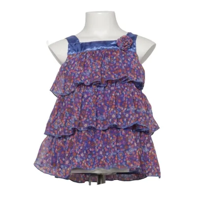 Blumenkinderkleid (Blau, Mehrfarbig) von Girls Polyester