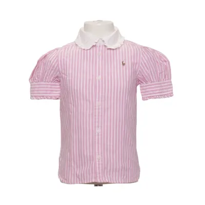 Chemise à manches courtes (Rose, Blanc) de Polo Ralph Lauren Coton