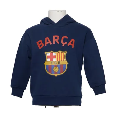 Hoodie (Blue, Multicolored) from FC Barcelona Cotton, Elastane, Polyester