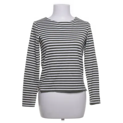 Långärmad t-shirt (Grön, Vit) från H&M Basic Viskos, Polyester, Elastan