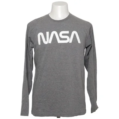 Långärmad t-shirt (Grå) från Nasa Bomull, Polyester