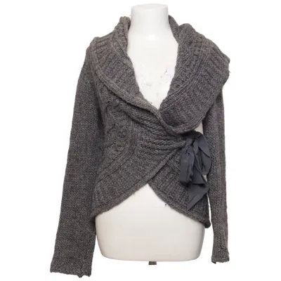 Wrap cardigan (Gray) from Northland Acrylic, Merino wool