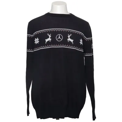 Christmas sweater (Blue, White, Red) from Mercedes-Benz Acrylic, Cotton