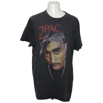 T-shirt (Grå, Flerfarvet) fra 2Pac Bomuld