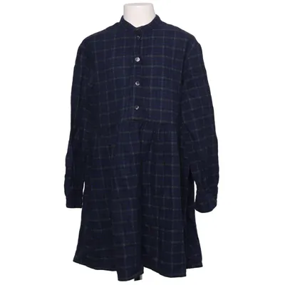 Robe chemise (Bleu, Multicolore) de Maan Coton