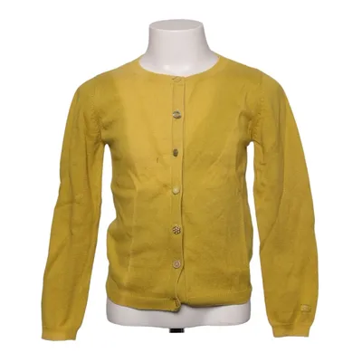 Cardigan (Yellow) from Lili Gaufrette Angora, Cotton