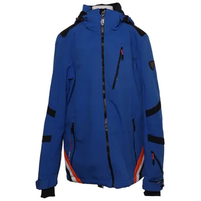 Ski jacket (Blue, Black, Orange) from Falcon Polyester