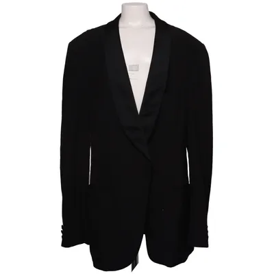 Smokingblazer (Sort) fra TBC by Turo Polyester, Viscose, Uld