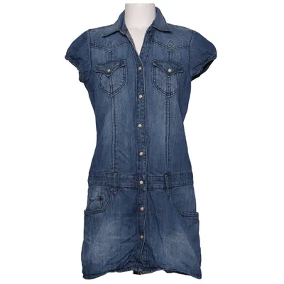 Denim jurk (Blauw) van & NOW Katoen