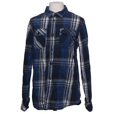 Flannel shirt (Blue, White) from Kiabi Cotton
