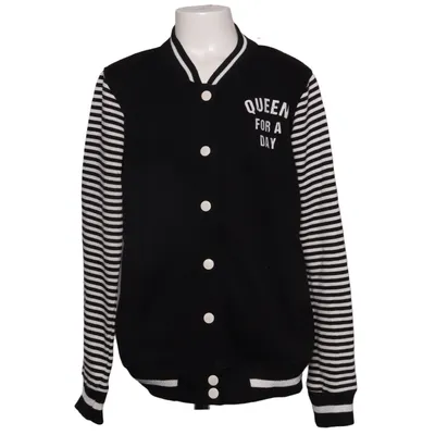 Collegejacke (Schwarz, Weiß) von Pepperts