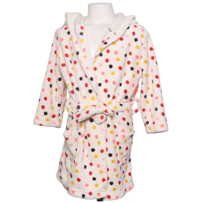 Bathrobe (White, Multicolored) from Hema Polyester